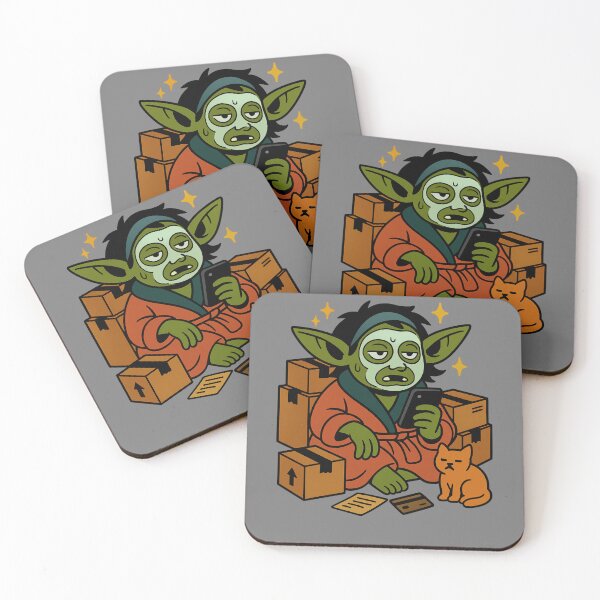 Item preview, Feral Self-Care Goblin – Retail Therapy in a Bathrobe Design designed and sold by Altered Array, LLC.