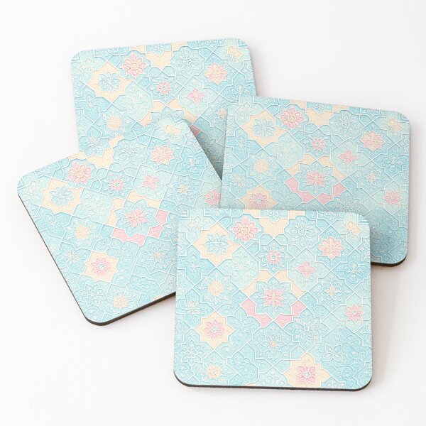 Item preview, Calm Mosaic Garden – Elegant Blue Tile Design designed and sold by SUNAGIMO9999.