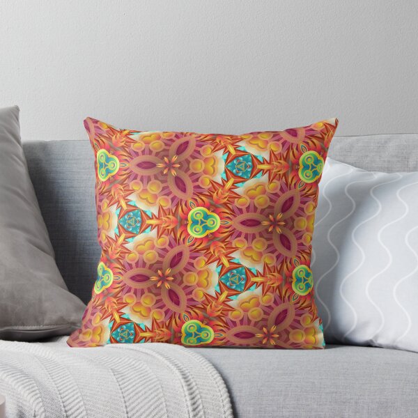 Item preview, colorful abstraction yellow bright blue black design seamless repeat pattern designed and sold by Abrahamjrnd.