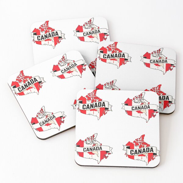 Item preview, Canada Flag Map designed and sold by Paper Drip.