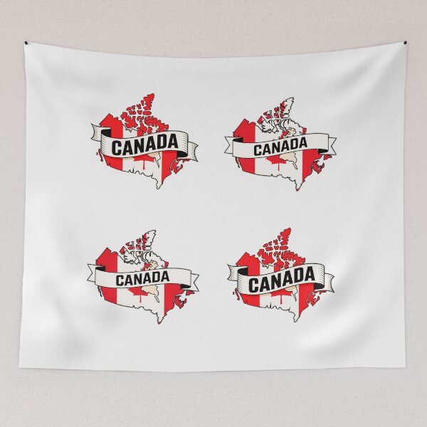 Item preview, Canada Flag Map designed and sold by Paper Drip.