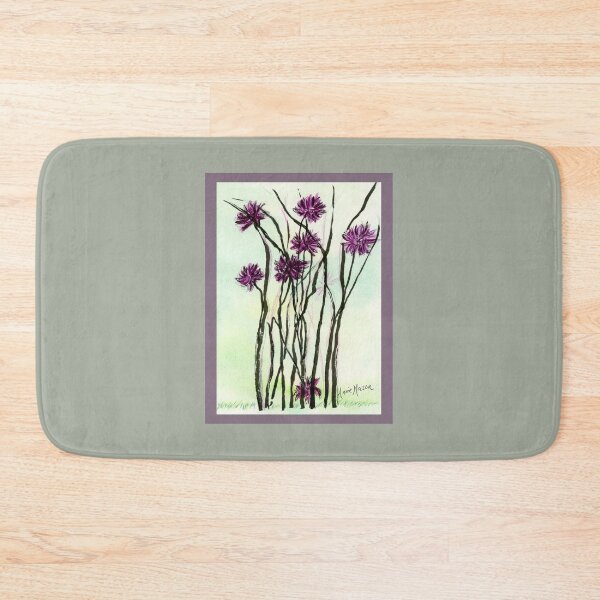 Item preview, Invasive Knapweed - watercolor painting designed and sold by Annie Mason Art.