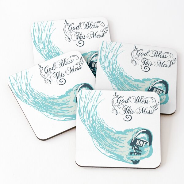 Item preview, God Bless This Mess – Abstract Wave & Lock Graphic designed and sold by Breaking Shop.