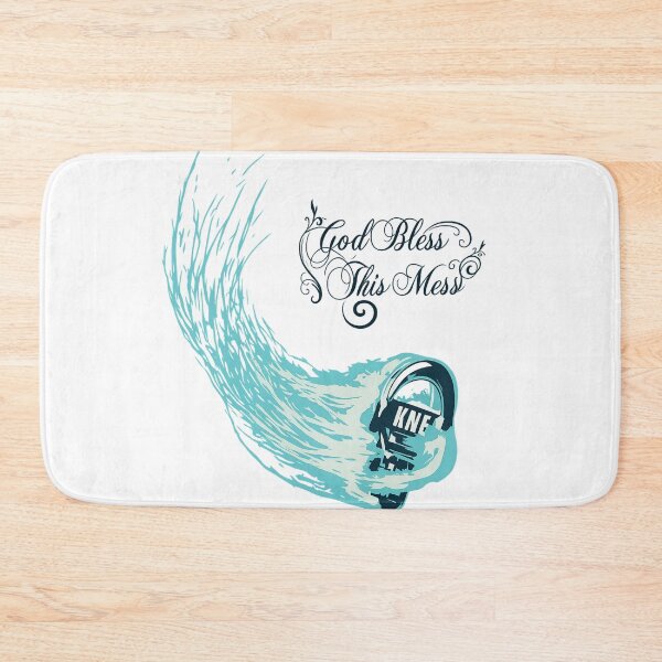 Item preview, God Bless This Mess – Abstract Wave & Lock Graphic designed and sold by Breaking Shop.