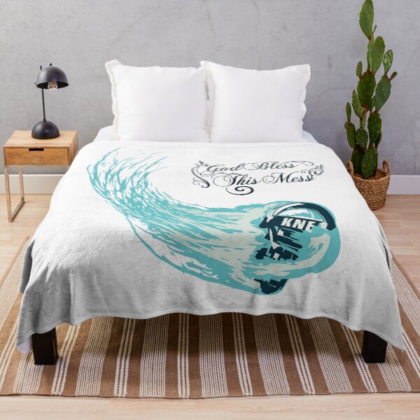 Item preview, God Bless This Mess – Abstract Wave & Lock Graphic designed and sold by Breaking Shop.