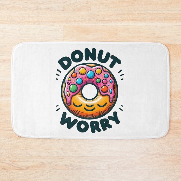 Item preview, doughnut, donut, donut worry, happy designed and sold by TrueArtVibes.