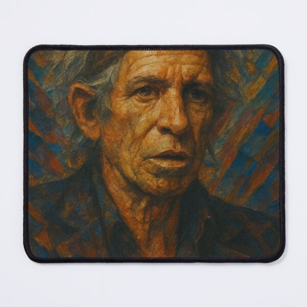 Item preview, Keith Richards, abstract impressionism designed and sold by jonloomes.