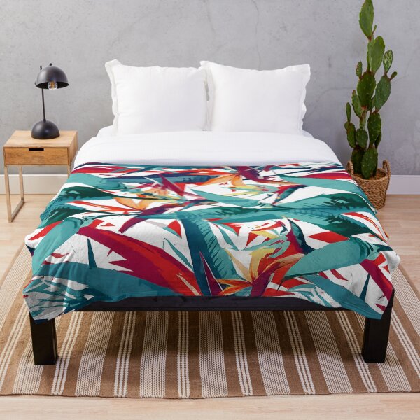 Item preview, Bold Tropical Jungle Floral Pattern designed and sold by Breaking Shop.