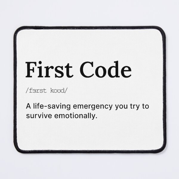 Item preview, Grad Nurse – First Code Survivor designed and sold by RizVibes.