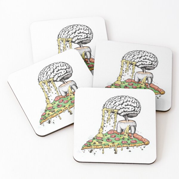 Item preview, Brain in Underwear Sitting on Moldy Pizza –  Falcon-Frequency Drop-Amalgramation spirit of might designed and sold by Imaginarium of Chaos falcon88 .