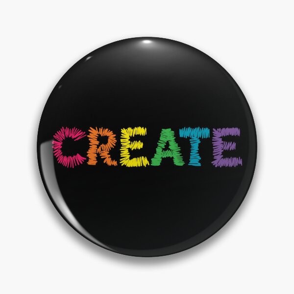 Artikelvorschau, CREATE – Handgezeichneter Regenbogen-Schriftzug entworfen und verkauft von testvvave.