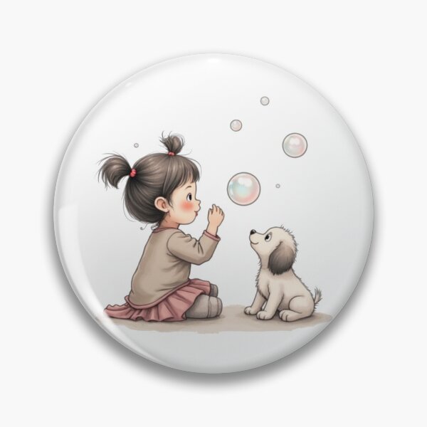 Item preview, Timeless Playtime – Bubbles, Joy & Puppy Eyes designed and sold by Neonyx2020.
