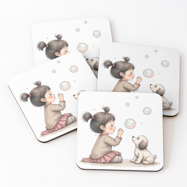 Item preview, Timeless Playtime – Bubbles, Joy & Puppy Eyes designed and sold by Neonyx2020.