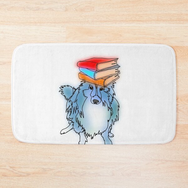 Item preview, Josh the Icy blue Sheltie Puppy with Books – animalzinhats designed and sold by Ashley’sAnimalz.