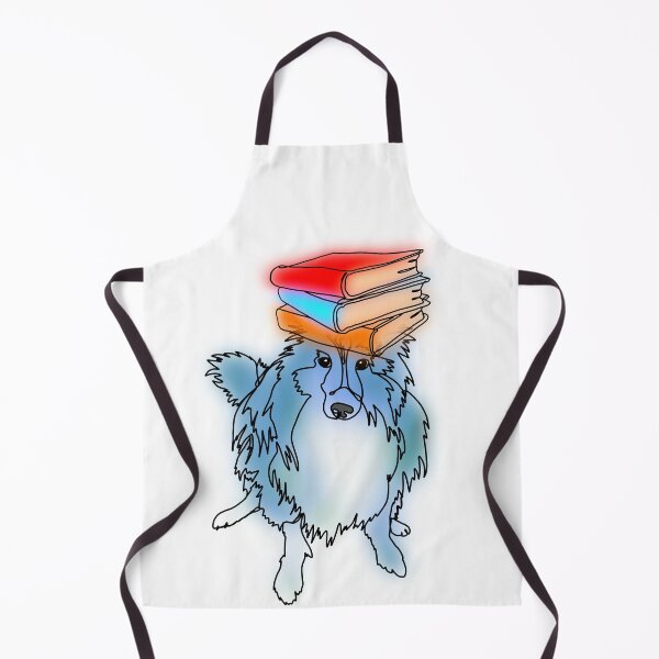 Item preview, Josh the Icy blue Sheltie Puppy with Books – animalzinhats designed and sold by Ashley’sAnimalz.