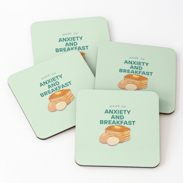 Item preview, Made of Anxiety and Breakfast  designed and sold by RANShopX.