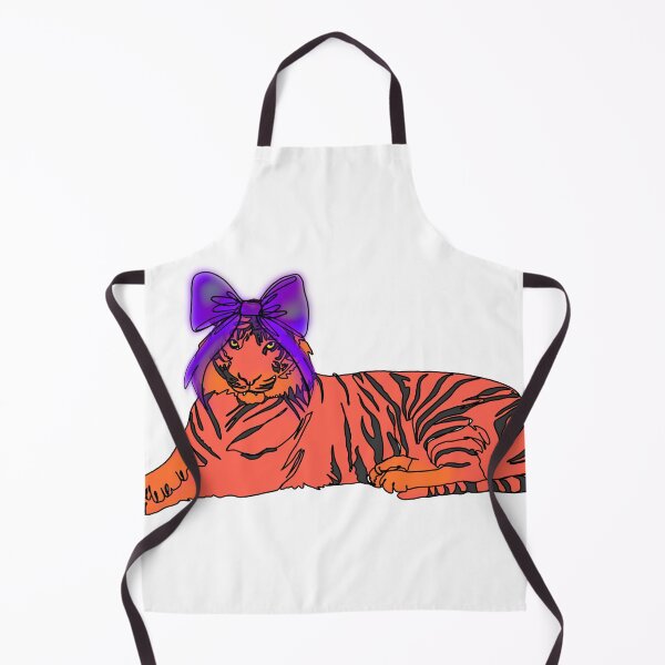 Item preview, Maple the Tiger the with Giant Purple Bow – animalzinhats designed and sold by Ashley’sAnimalz.