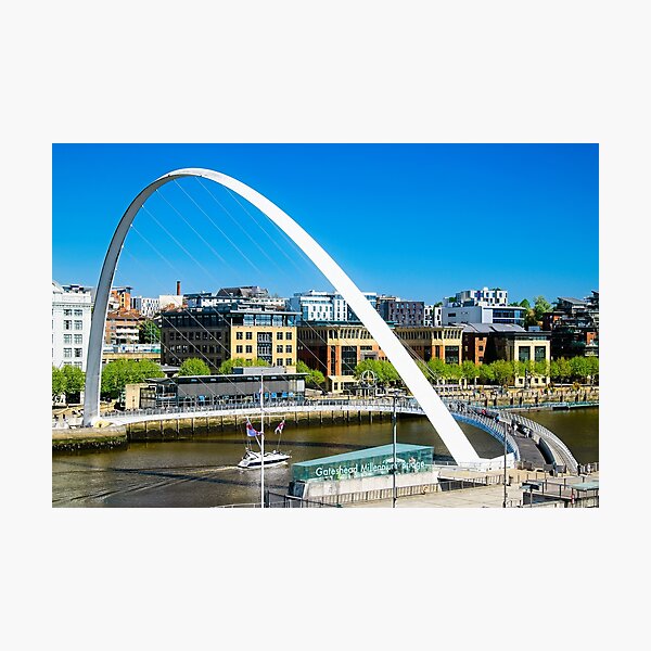 Item preview, Gateshead Millennium Bridge over the River Tyne designed and sold by Martyn R Arnold Fine Art Nature & Landscape Photography.