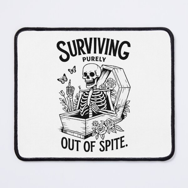 Item preview, Surviving Purely Out Of Spite Goth Celestial Skeleton designed and sold by Blok45.