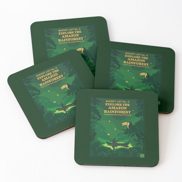 Item preview, Bucket List No.4 – Explore the Amazon Rainforest designed and sold by EmilieLeeKimArt.