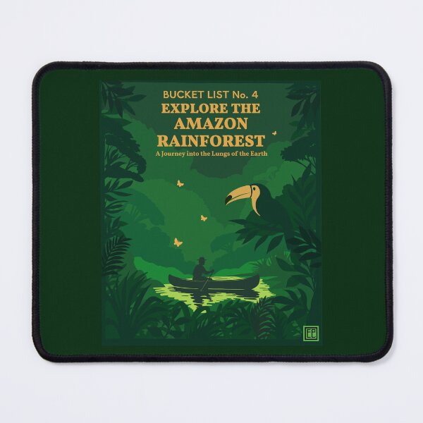 Item preview, Bucket List No.4 – Explore the Amazon Rainforest designed and sold by EmilieLeeKimArt.