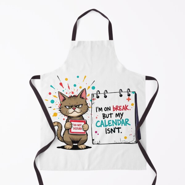 Item preview, I am on Break Office Humor Cat Design designed and sold by FoxyJags.