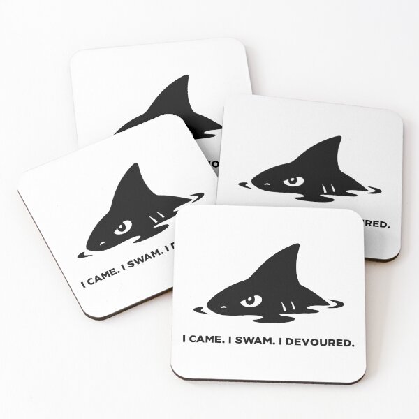 Item preview, I Came. I Swan. I Devoured. – Shark Week Edition designed and sold by RizVibes.