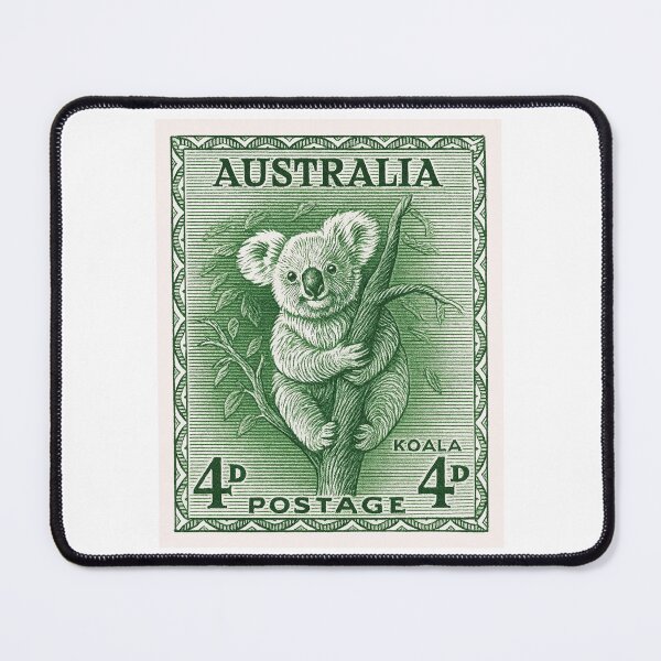 Item preview, Australia 1956 Koala Postage Stamp designed and sold by retrographics.