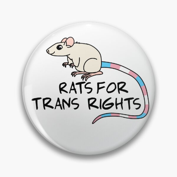 Item preview, Rats For Trans Rights designed and sold by The Stoat Hollow.