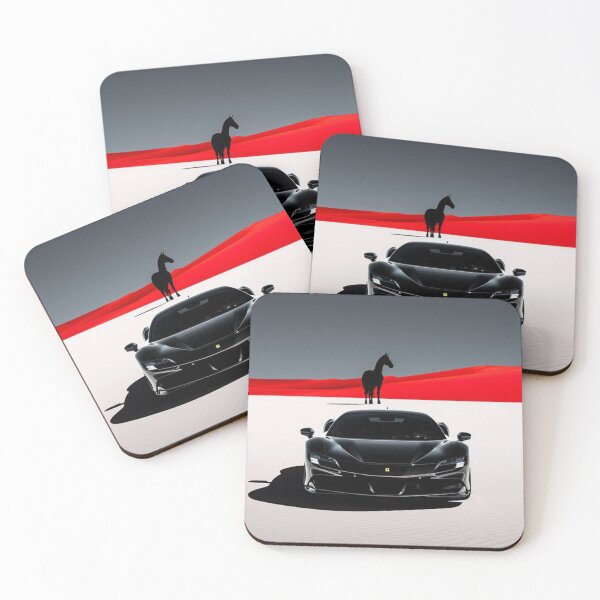 Item preview, Black Ferrari SF90 in Futuristic Desert designed and sold by thundergearshop.