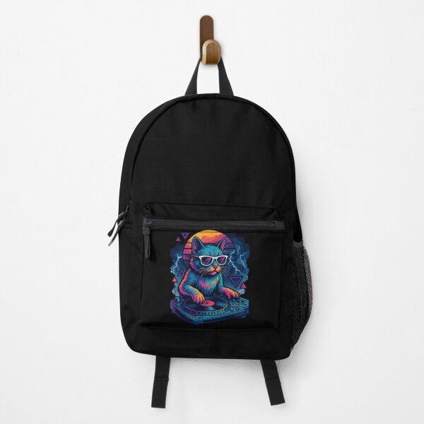 Item preview, Cool Deejay House Cat Retro Vaporwave designed and sold by TomFrontierArt.