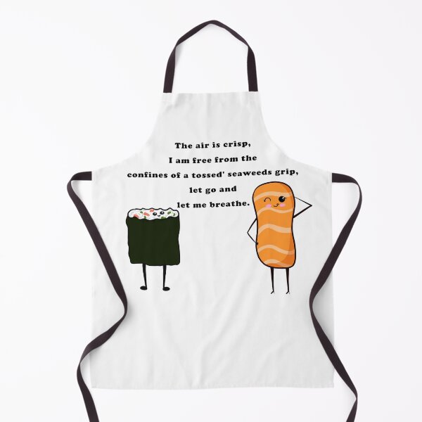 Item preview, In the Wake of Letting Go Funny Sushi Kawaii Art designed and sold by daphsam.