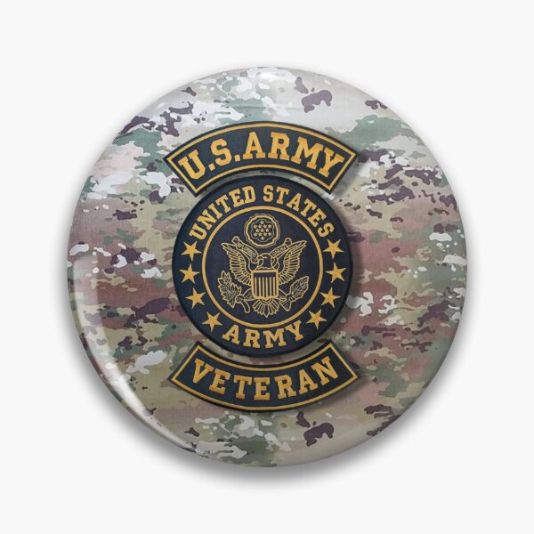 Item preview, US Army Veteran Emblem Over Multicam Camouflage Background designed and sold by BestDetailer.