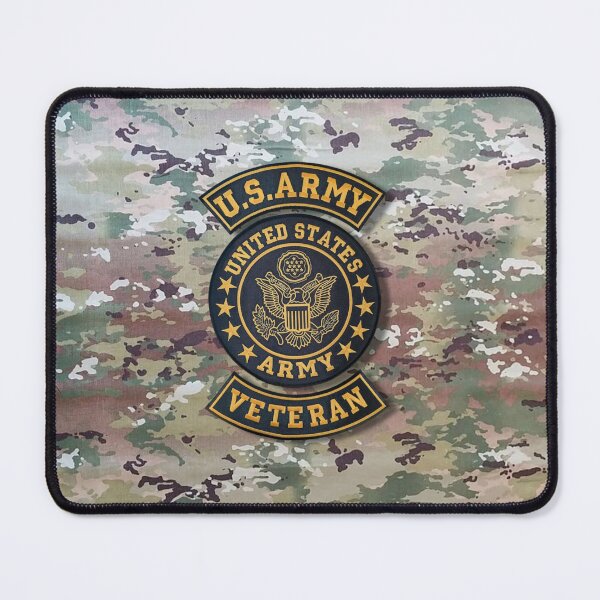 Item preview, US Army Veteran Emblem Over Multicam Camouflage Background designed and sold by BestDetailer.