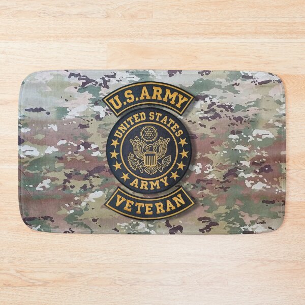 Item preview, US Army Veteran Emblem Over Multicam Camouflage Background designed and sold by BestDetailer.