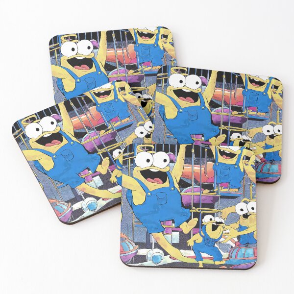 Item preview,   Animated Yellow Characters Enjoying Fun Playground Activities designed and sold by AnimalAirtistry.