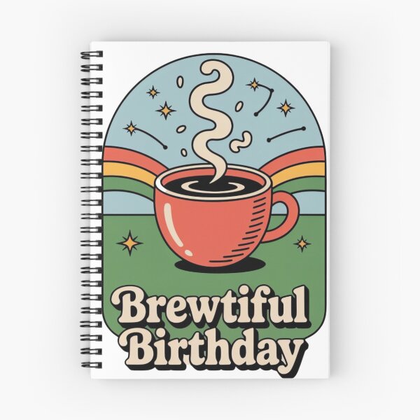 Item preview, BREWtiful Birthday – Whimsical Tarot-Inspired Coffee Card Design designed and sold by ARTReMi.