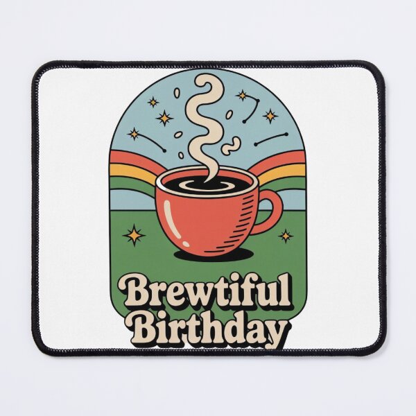 Item preview, BREWtiful Birthday – Whimsical Tarot-Inspired Coffee Card Design designed and sold by ARTReMi.