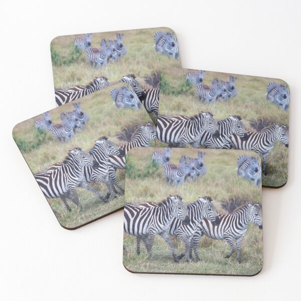 Item preview, Three Zebras in the Masai Mara Kenya designed and sold by PhotoArt by Joan Carroll.
