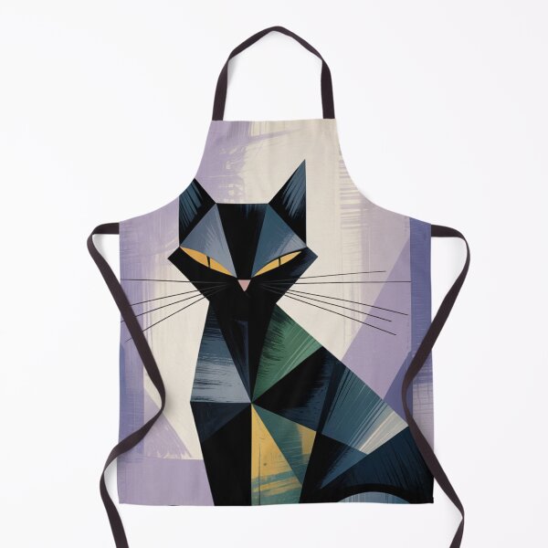 Item preview, Geometric Feline Abstract Cat designed and sold by ShadowAndSlate.
