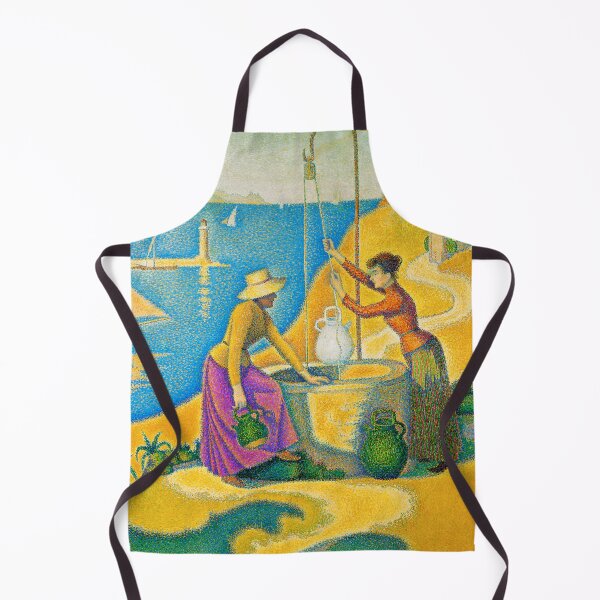 Item preview, Paul Signac, Women at the Well, 1892, French Artist, Pointillism designed and sold by Artistic Gift Print.