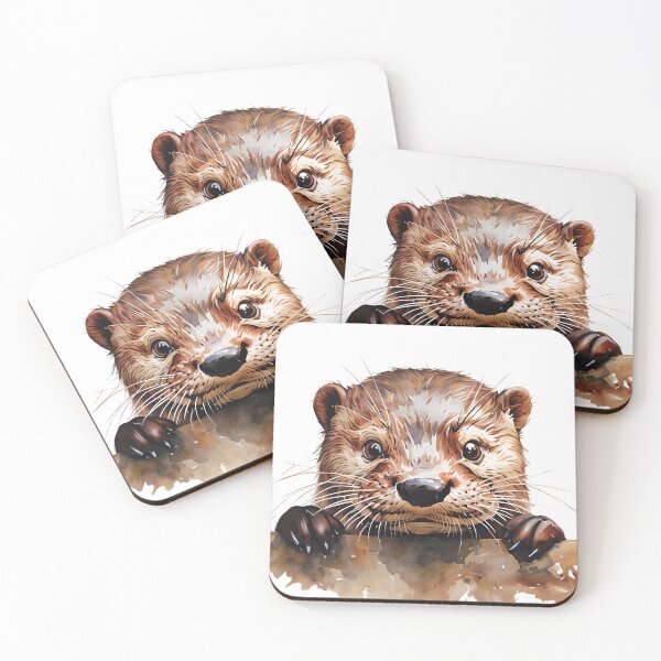 Item preview, Cute Watercolour Otter designed and sold by AWildLifeShop.
