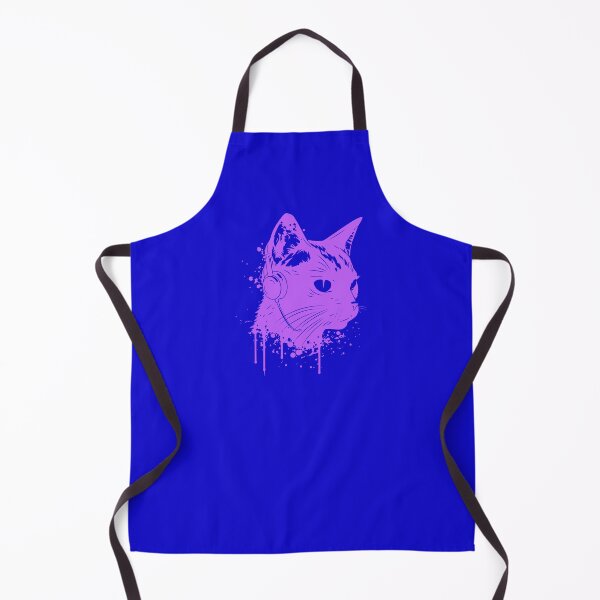 Item preview, Purple Grunge Cat with Headphones designed and sold by humnoo.