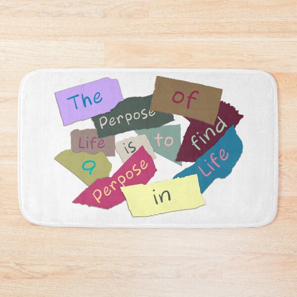 Item preview, The Purpose of Life Is to Find a Purpose – Deep and Motivational Quote Design for Meaning Seekers designed and sold by ArtsyExplorer.