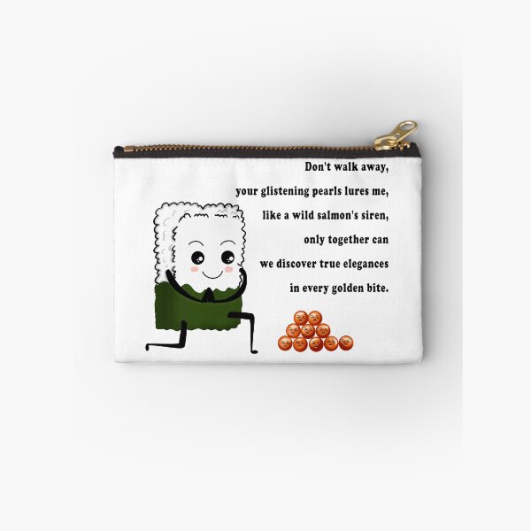 Item preview, Kawaii Art Rice Roll & Ikura Love Poem  designed and sold by daphsam.
