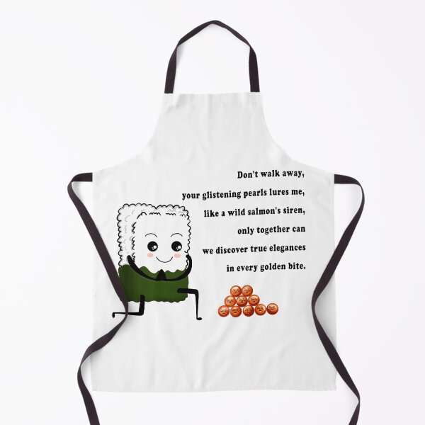 Item preview, Kawaii Art Rice Roll & Ikura Love Poem designed and sold by daphsam.