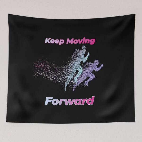 Item preview, Run Your Race - keep moving forward designed and sold by Soukito.