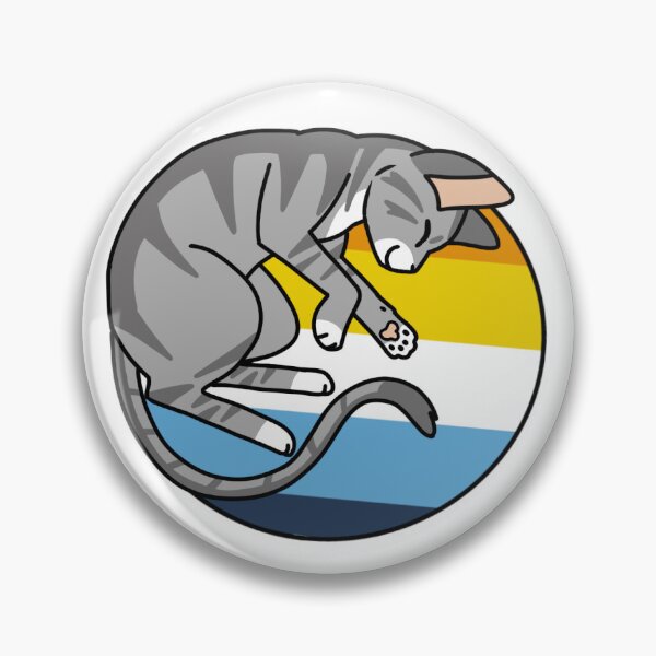 Item preview, AroAce Pride Cat designed and sold by The Stoat Hollow.