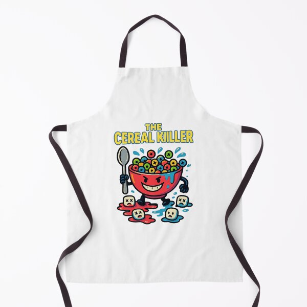 Item preview, The Cereal Killer – Funny Breakfast Art designed and sold by Smillyy Thread.
