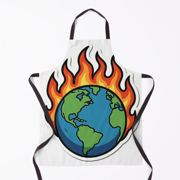 Item preview, Planet Earth on Fire designed and sold by Anime and 90s Style.